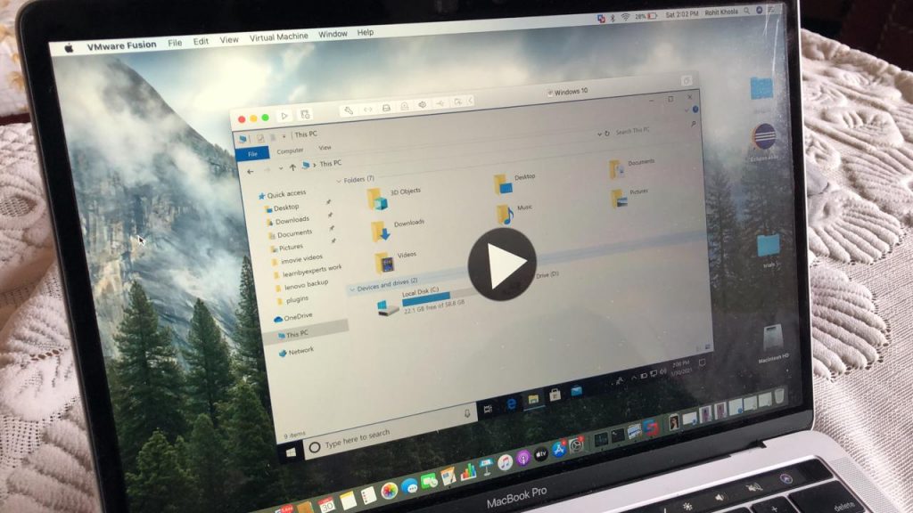 how to put windows 10 on macbook pro